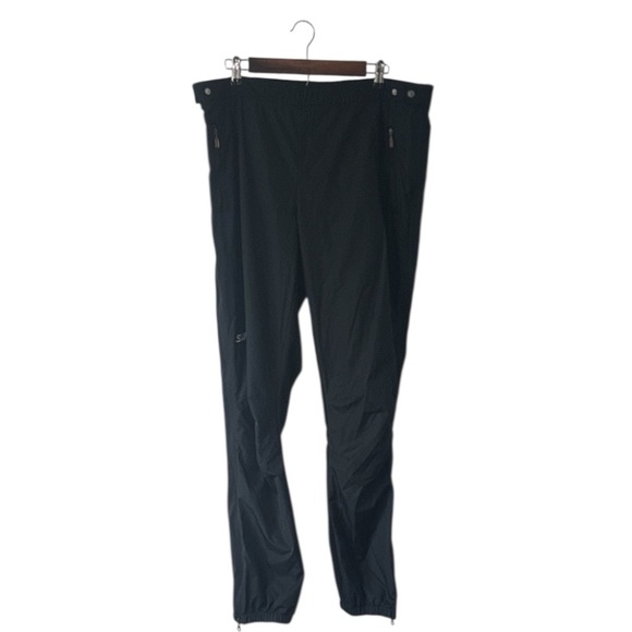 Swix Men’s Black Full Zipper Side Sweatpants Wind Pants Athletic Workout Size XL - Picture 1 of 7